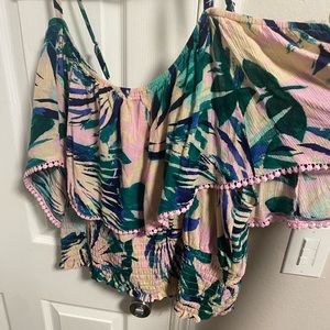 Off the shoulder top with straps to hide bra